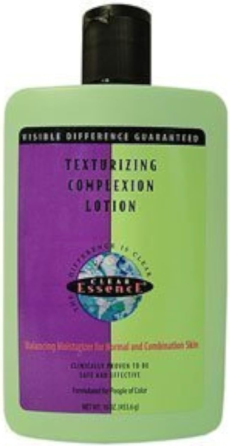 Clear Essence Sensitive Complexion Texturizing Lotion green bottle with black cap