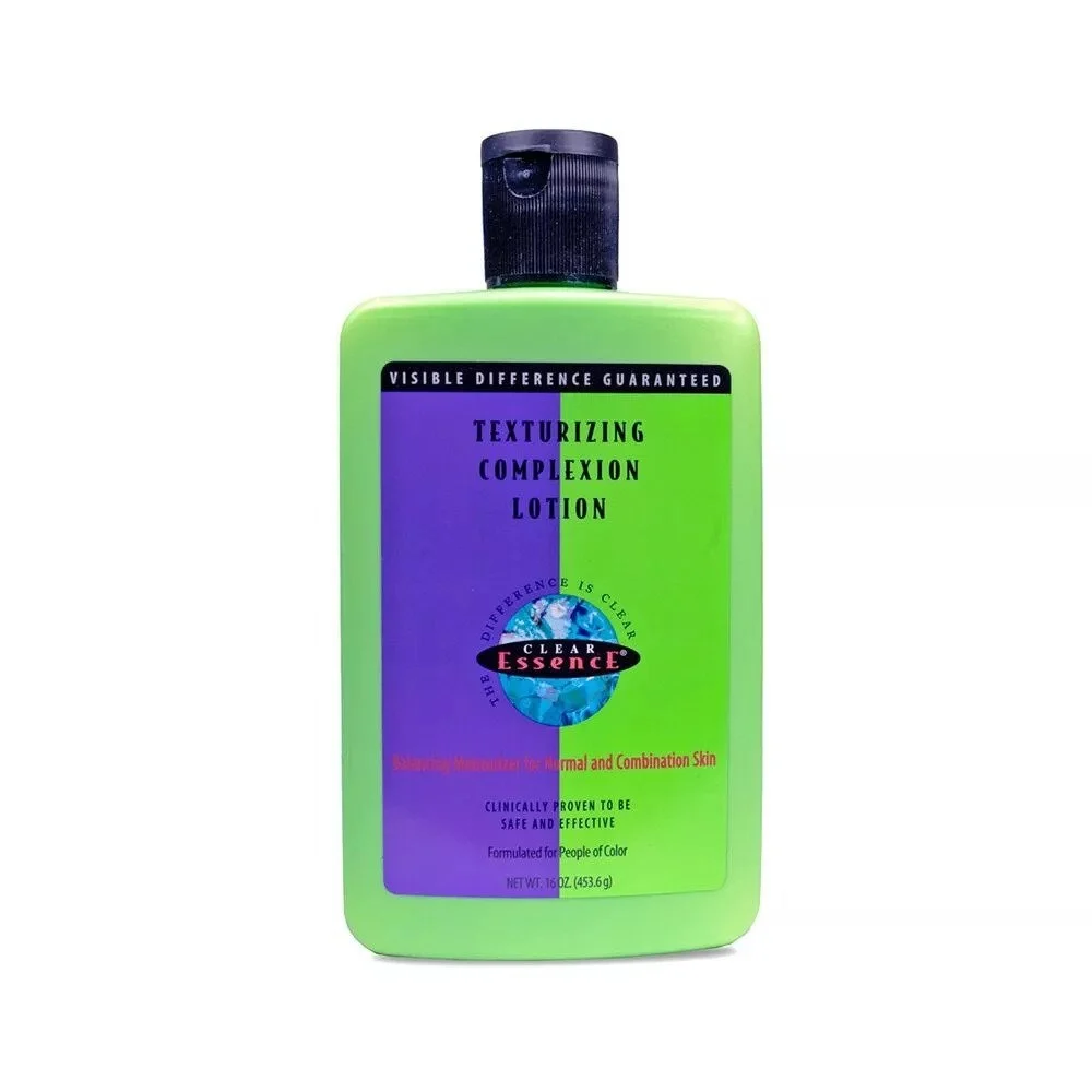 Clear Essence Sensitive Complexion Texturizing Lotion green bottle 16oz