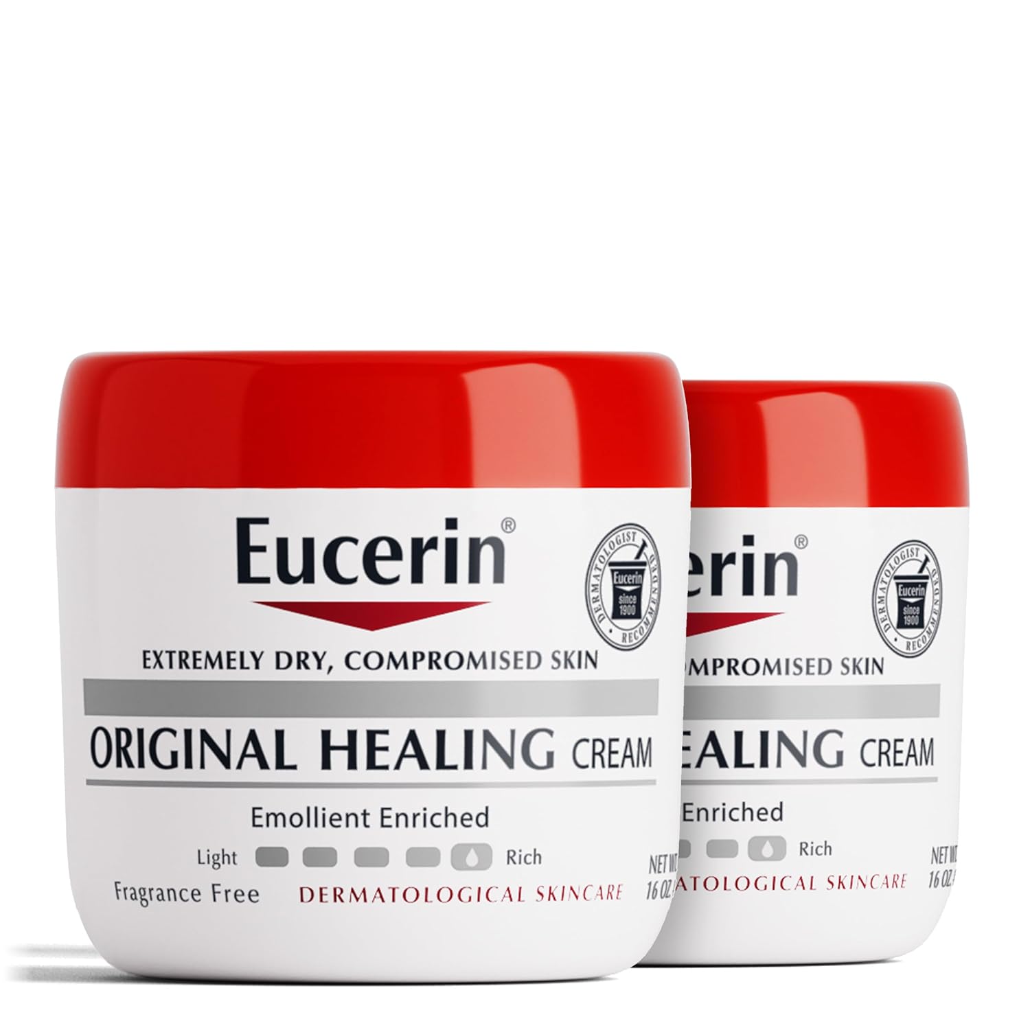 Eucerin Original Healing Cream 16 oz jar for extremely dry skin