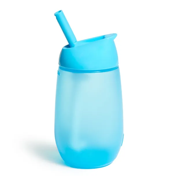 Munchkin Simple Clean blue straw cup 296ml for 12 months plus