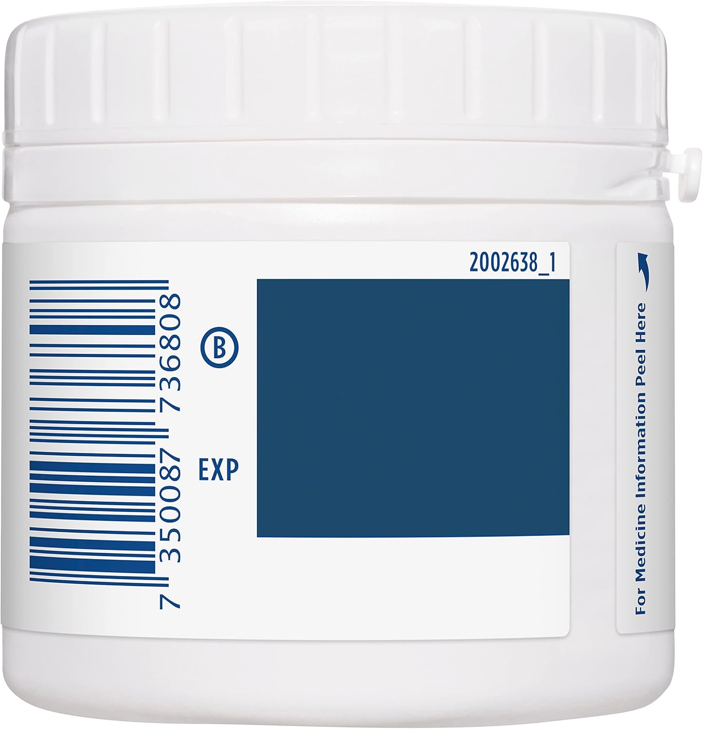E45 Dermatological Cream 125g white jar with blue label