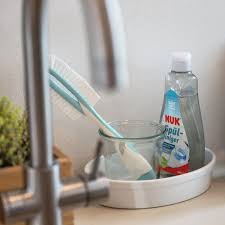 Nuk Baby Bottle Cleanser 500ml liquid with brush and holder