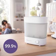 Philips Avent Advanced Steam Electric Bottle Steriliser white compact unit