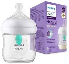 Philips Avent Natural Response 125ml baby bottle with teat and box