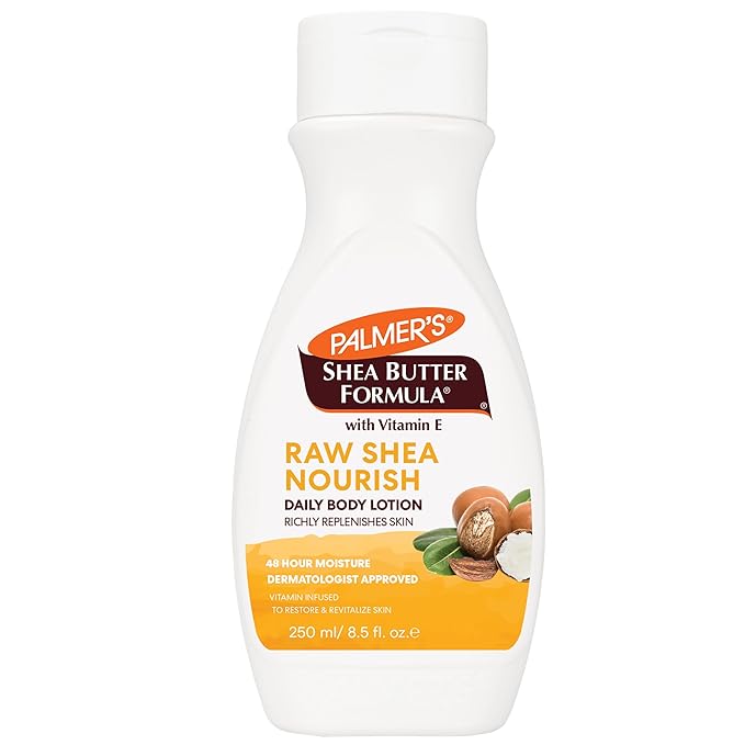 Palmer's Raw Shea Nourish daily body lotion 250ml with Vitamin E