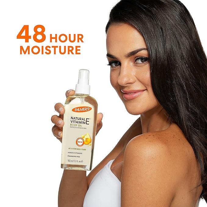 Palmer's Natural Vitamin E Body Oil 150ml spray bottle