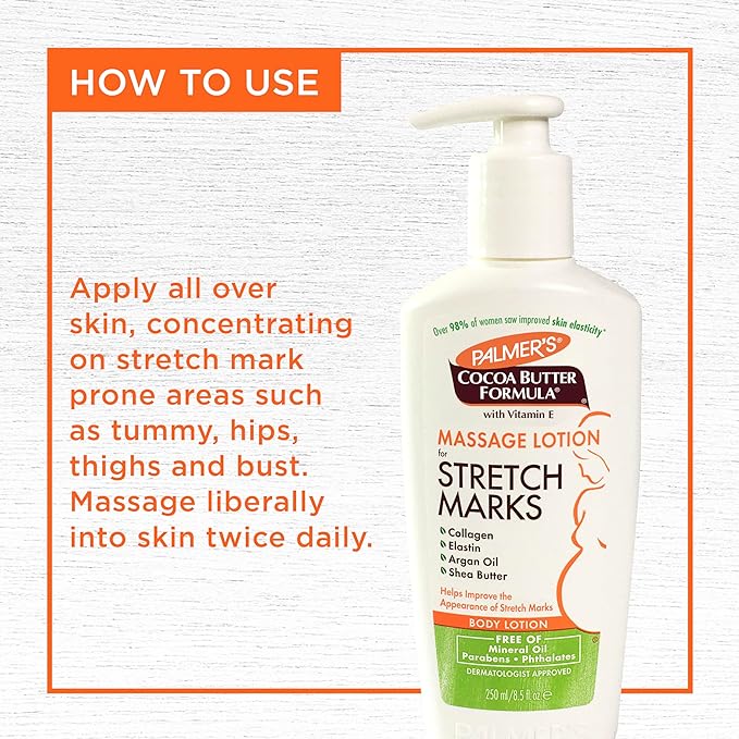 Palmer's Cocoa Butter Formula Massage Lotion for stretch marks 250ml bottle