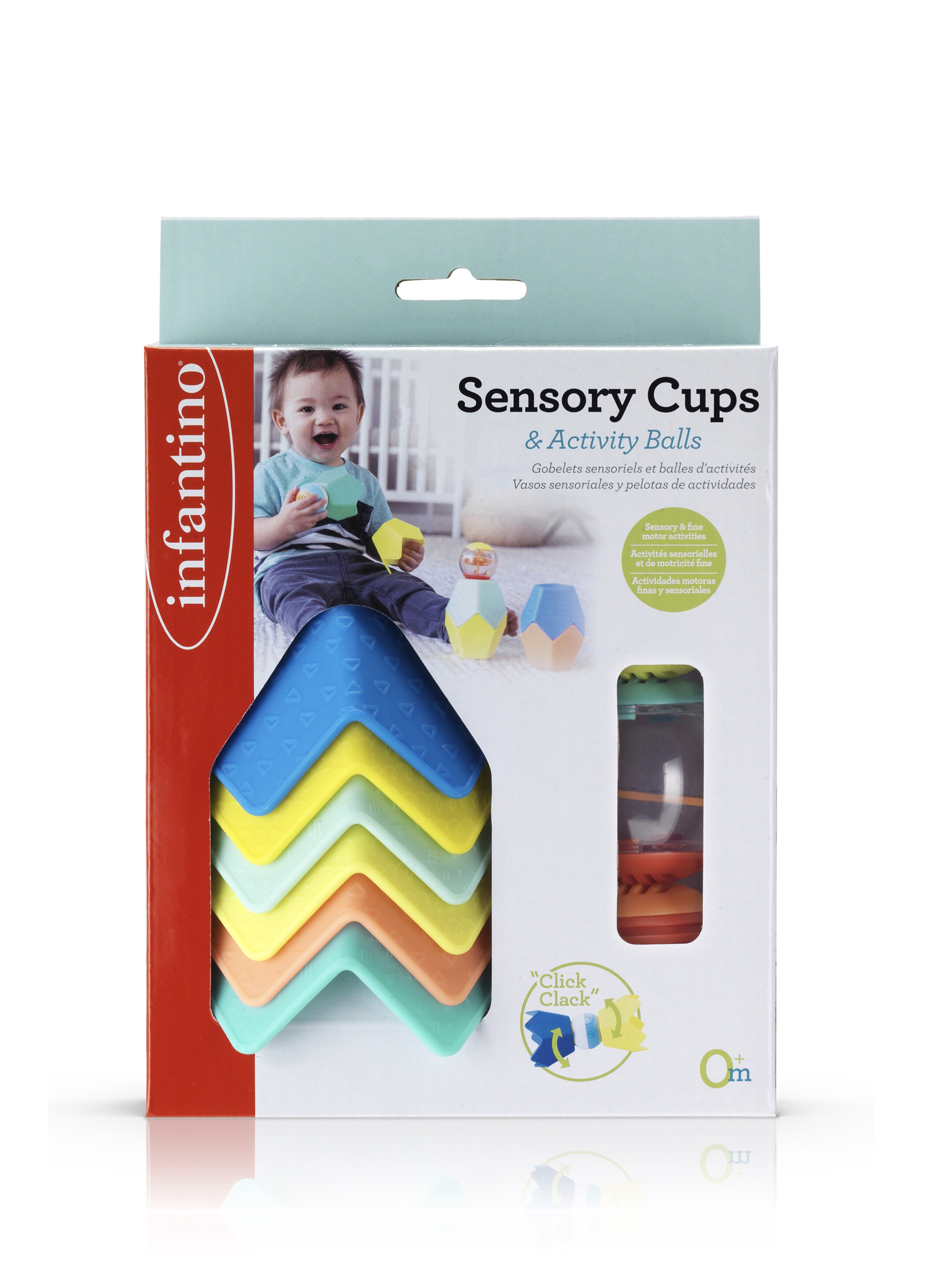 Infantino Sensory Stacking Cups & Activity Balls Set, — photo 3