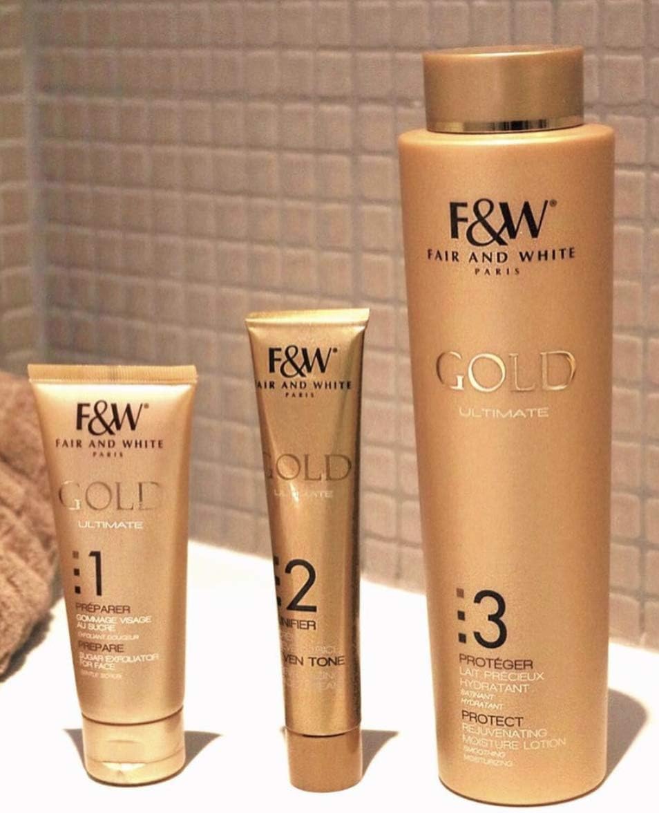 Fair & White Gold Ultimate #3 rejuvenating moisture lotion 500ml bottle