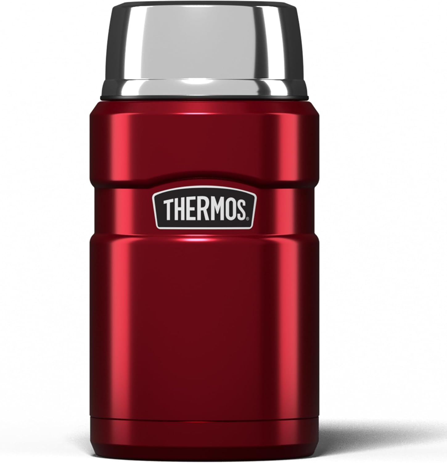 Thermos Stainless King raspberry food flask 710ml with stainless steel lid