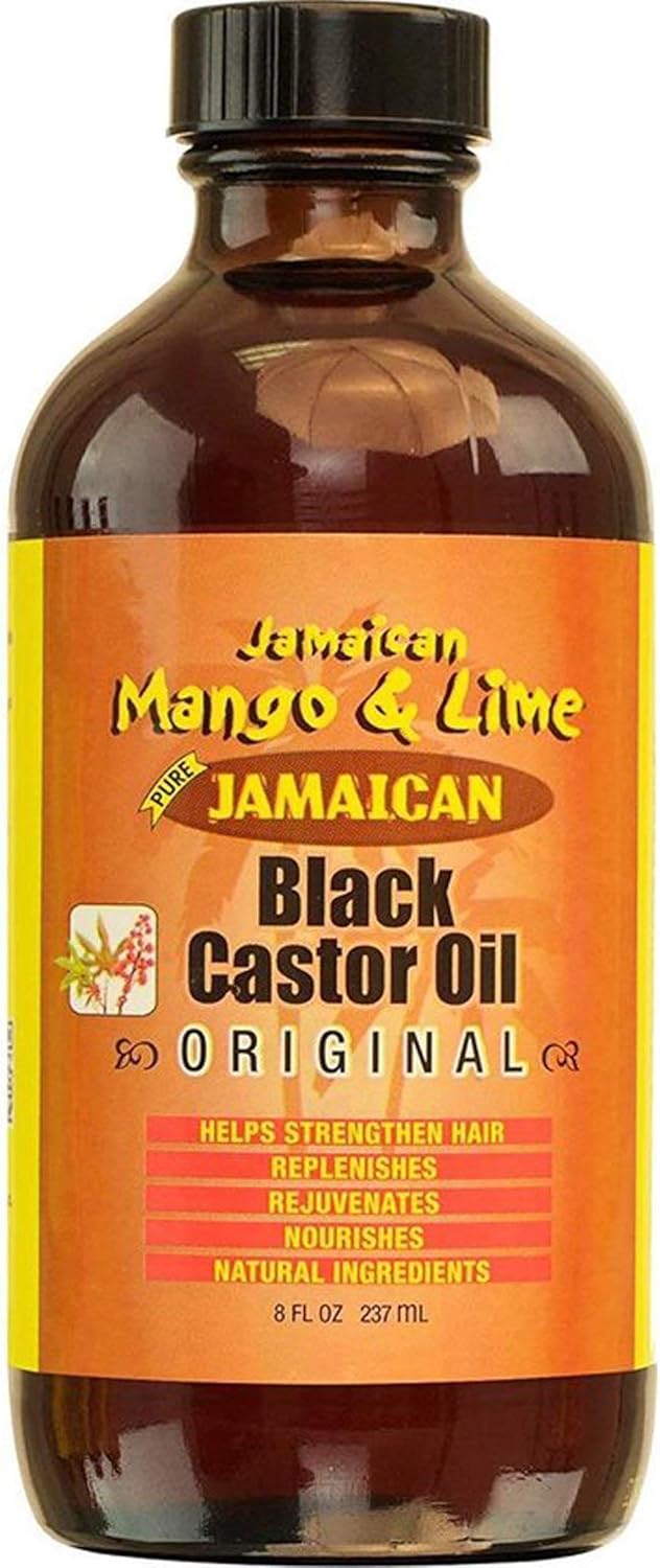 Jamaican Mango & Lime Original Black Castor Oil 8 fl oz bottle