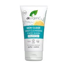Dr Organic Skin Clear Tea Tree Deep Pore Cleansing Face Wash 125ml bottle