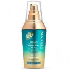 Makari Blue Crystal Regenerating Serum 50ml pump bottle with gradient packaging