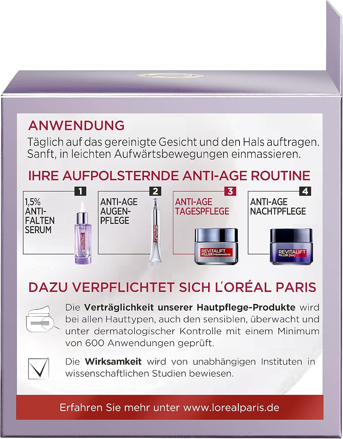L'Oréal Paris Revitalift Filler SPF 50 anti-ageing day cream 50ml jar