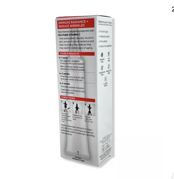 L'Oréal Paris Revitalift Derm Intensives 10% Pure Vitamin C Serum bottle