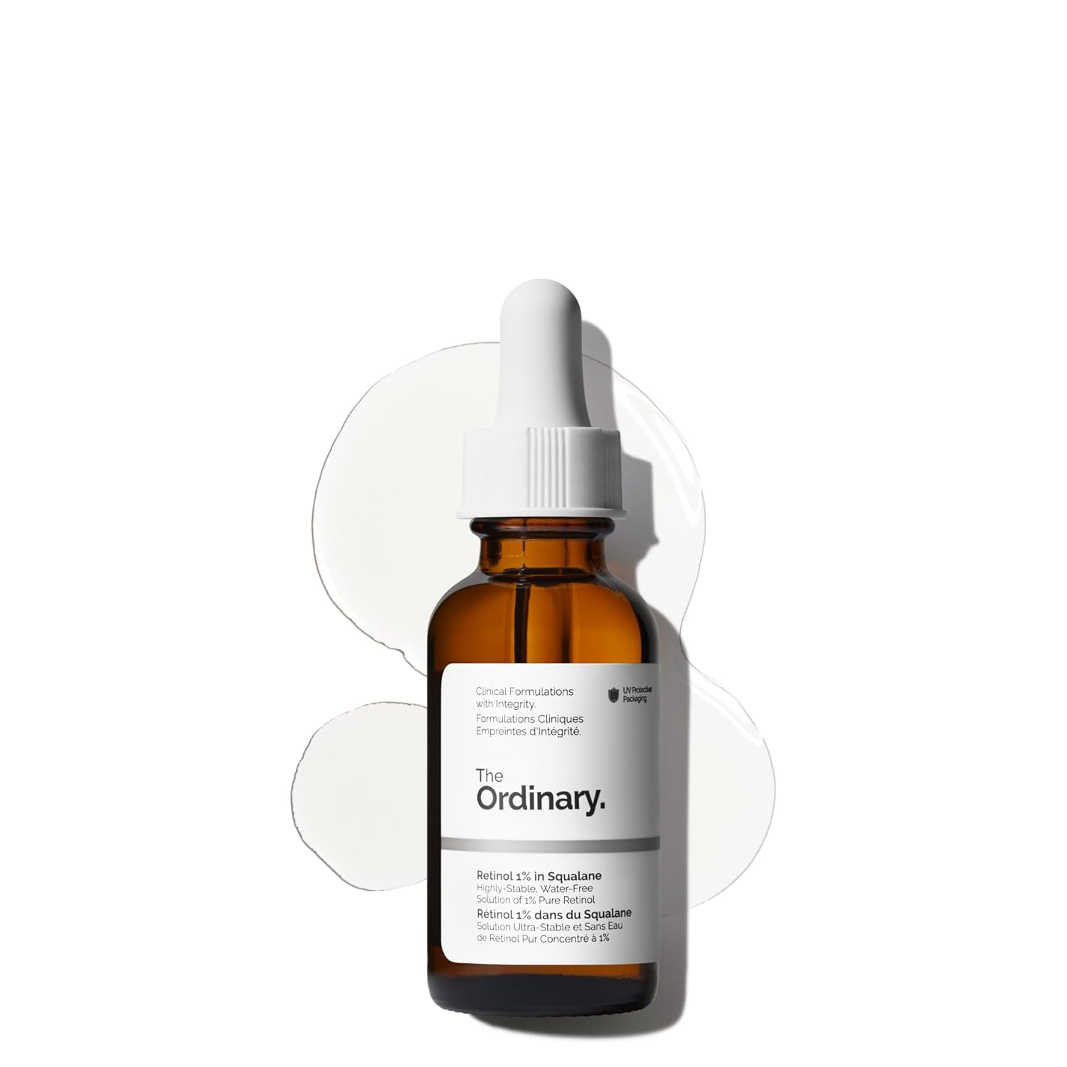 The Ordinary Retinol 1% in Squalane high-strength retinol serum dropper bottle