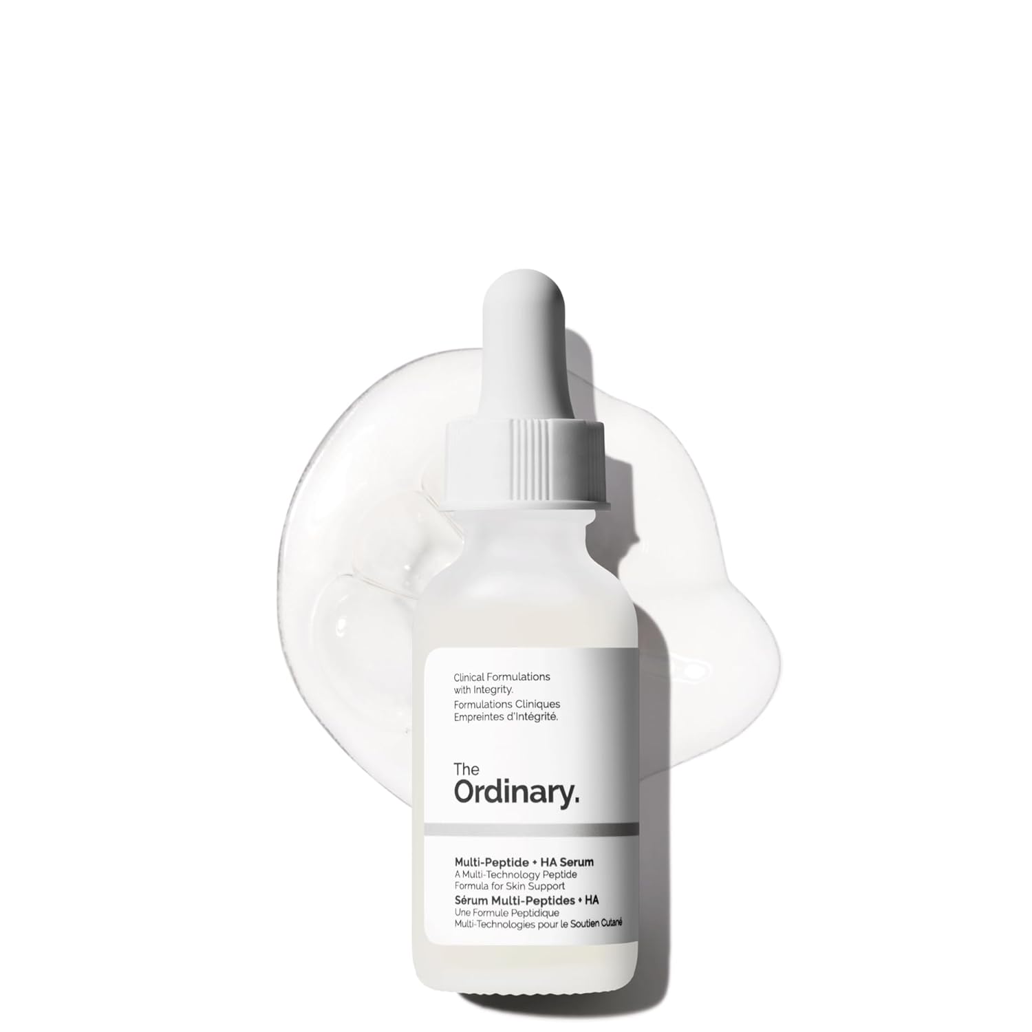 The Ordinary Multi-Peptide HA Serum 30ml white dropper bottle with pipette