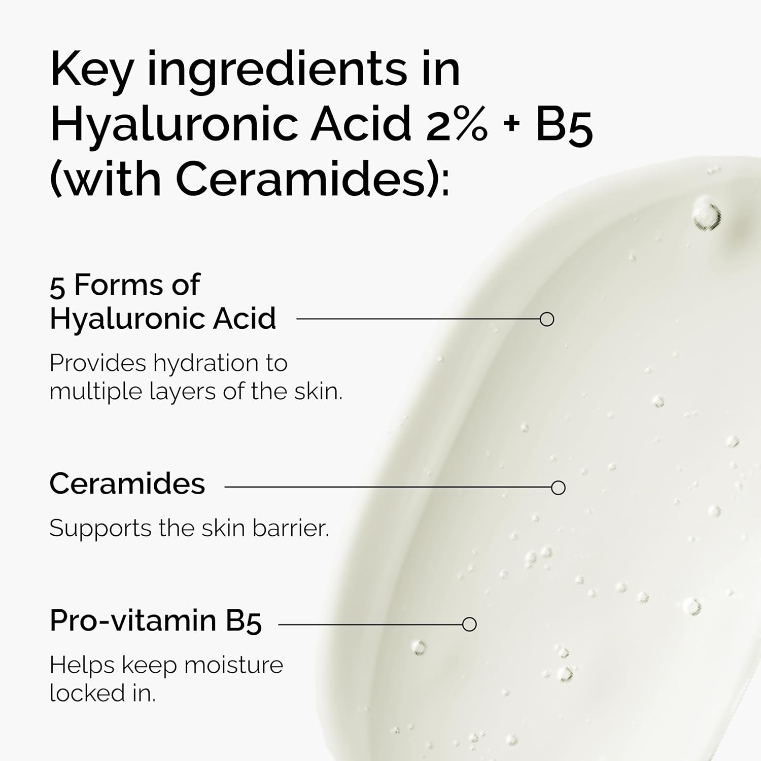 The Ordinary Hyaluronic Acid 2% + B5 hydrating serum 30ml bottle