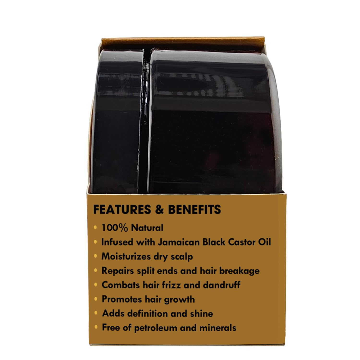 Sunny Isle Jamaican Black Castor Oil Hair Food Pomade 4 oz jars with gold packaging