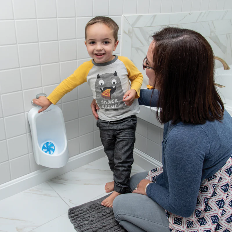 Summer Infant My Size Urinal white with blue star design for toddlers