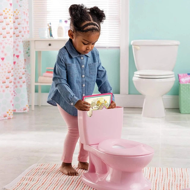 Summer Infant My Size Potty in pink with storage compartment