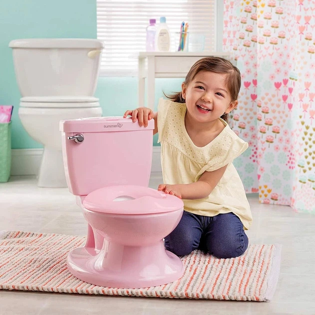 Summer Infant My Size Potty in pink with realistic flushing sound