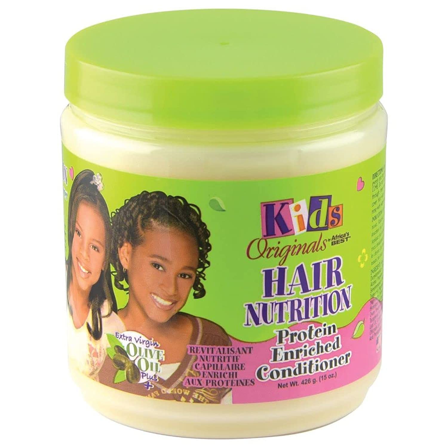 Africa's Best Kids Organics Hair Nutrition Protein Enriched Conditioner 426g jar