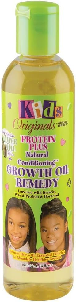 Africa's Best Kids Organics Protein Plus Growth Oil Remedy 237ml bottle