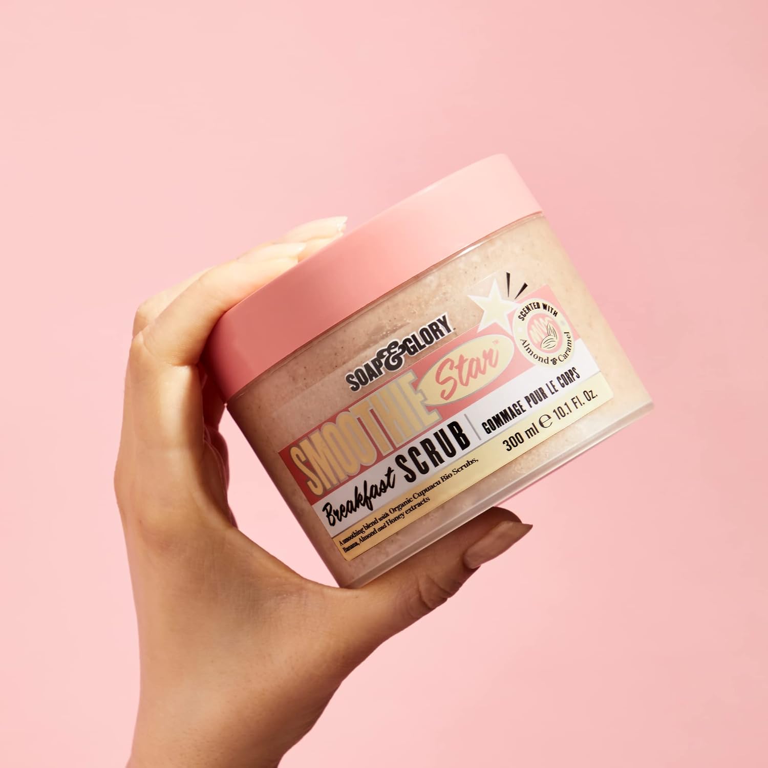 Soap & Glory Smoothie Star Breakfast Scrub 300ml body exfoliant jar