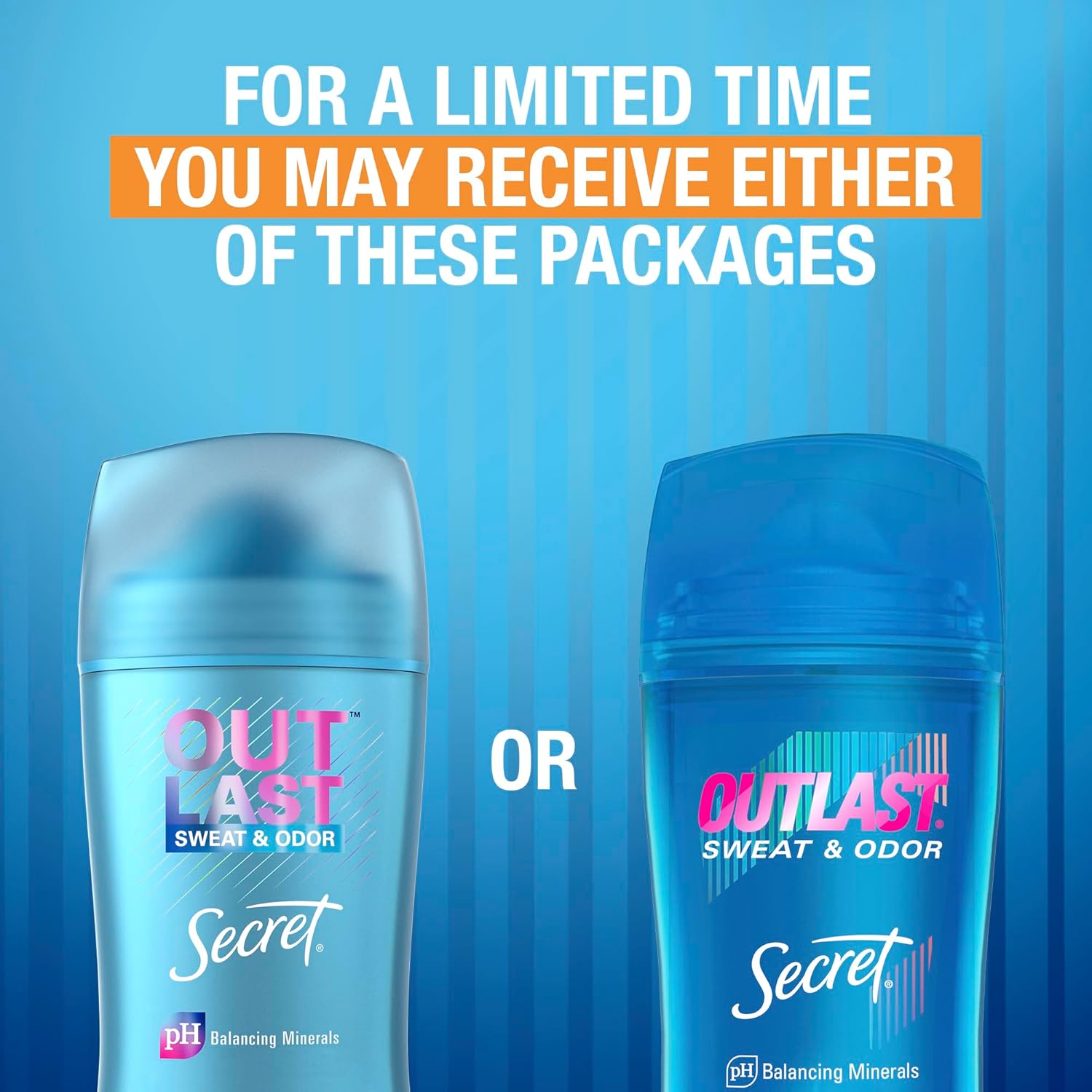 Secret Outlast clear gel antiperspirant and deodorant unscented roll-on