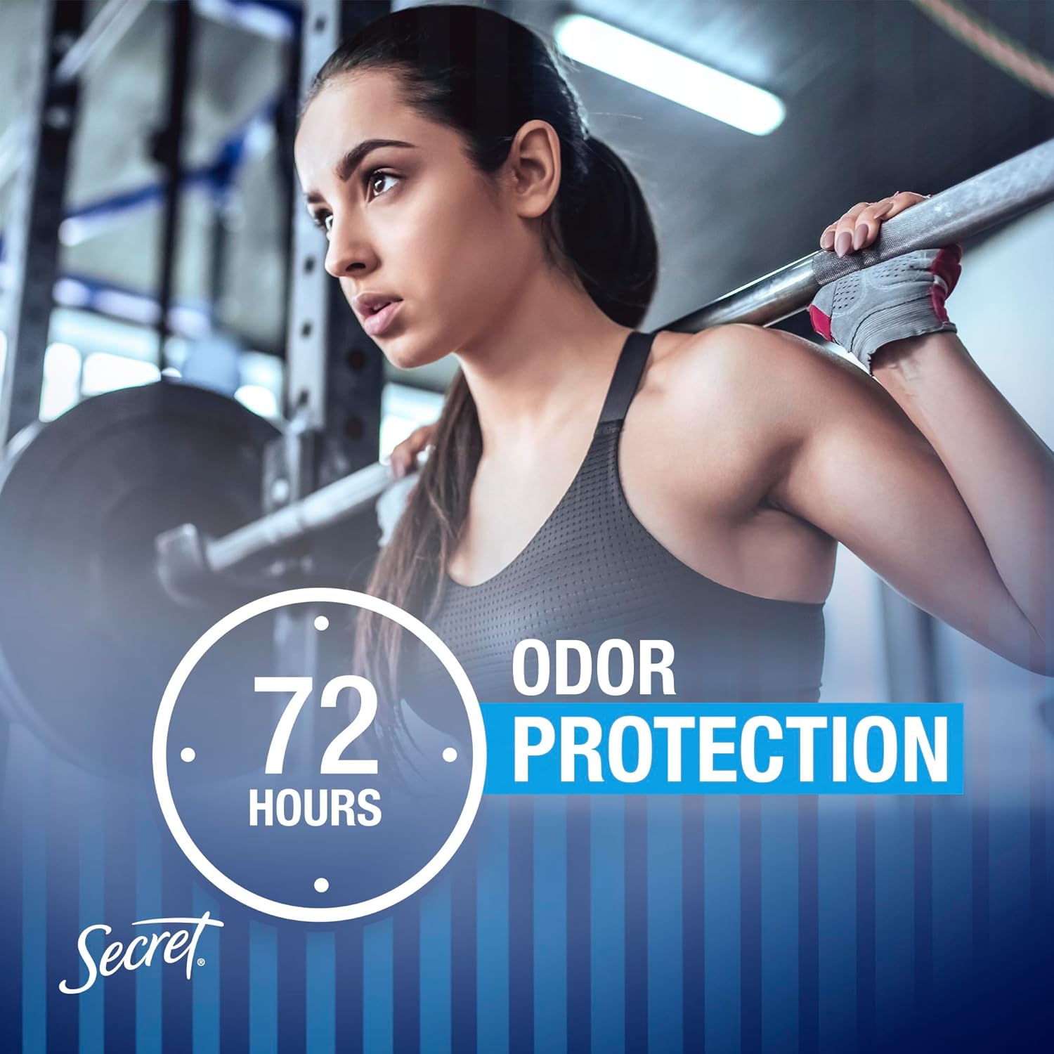 Secret Outlast clear gel antiperspirant and deodorant unscented 72 hours protection