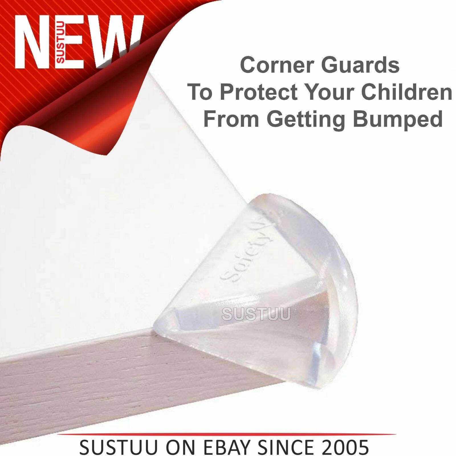 Safety 1st clear soft corner guards for furniture edge protection