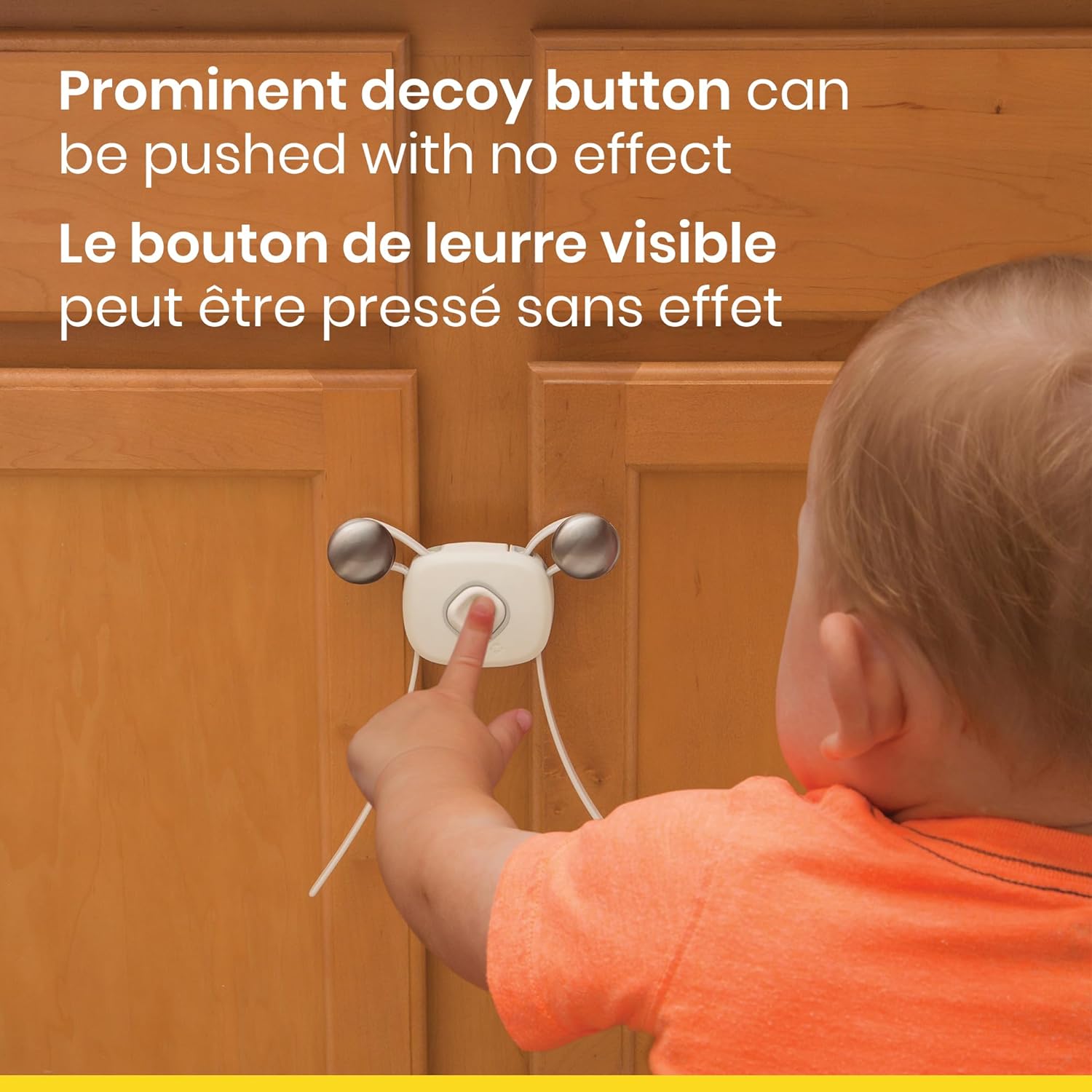 Safety 1st OutSmart Flex Lock child door safety lock with decoy button