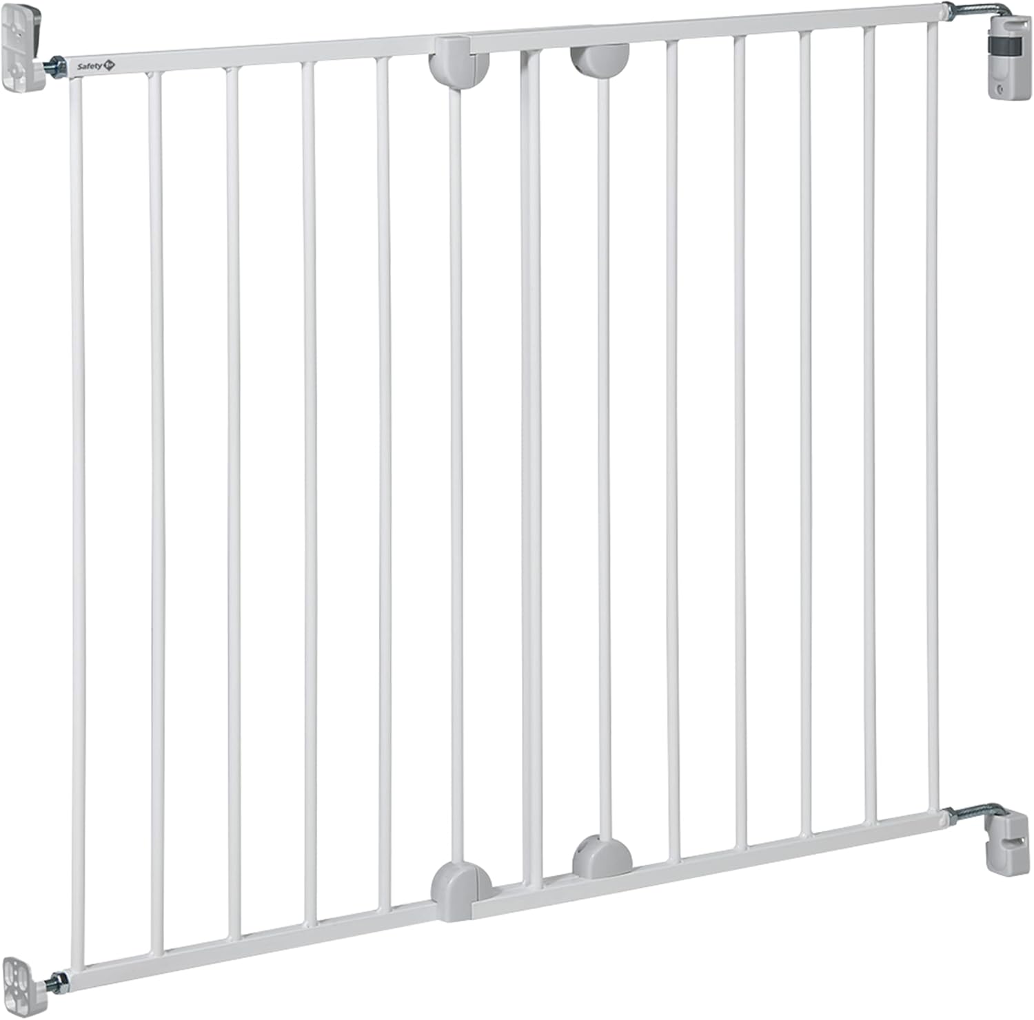 Safety 1st white metal extending wall-fix safety gate for doorways