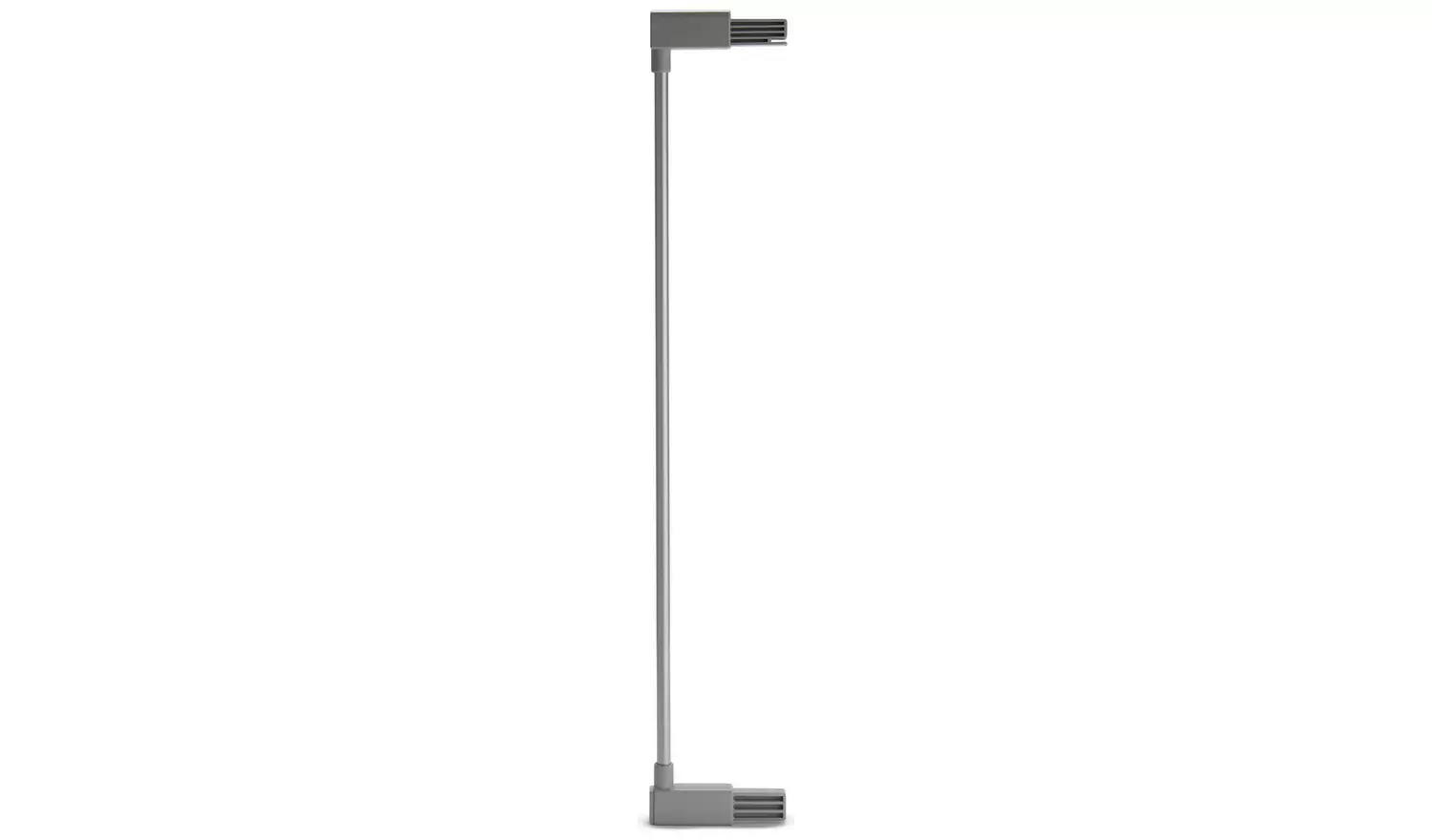 Munchkin Lindam 7cm safety gate extension in grey metal and plastic
