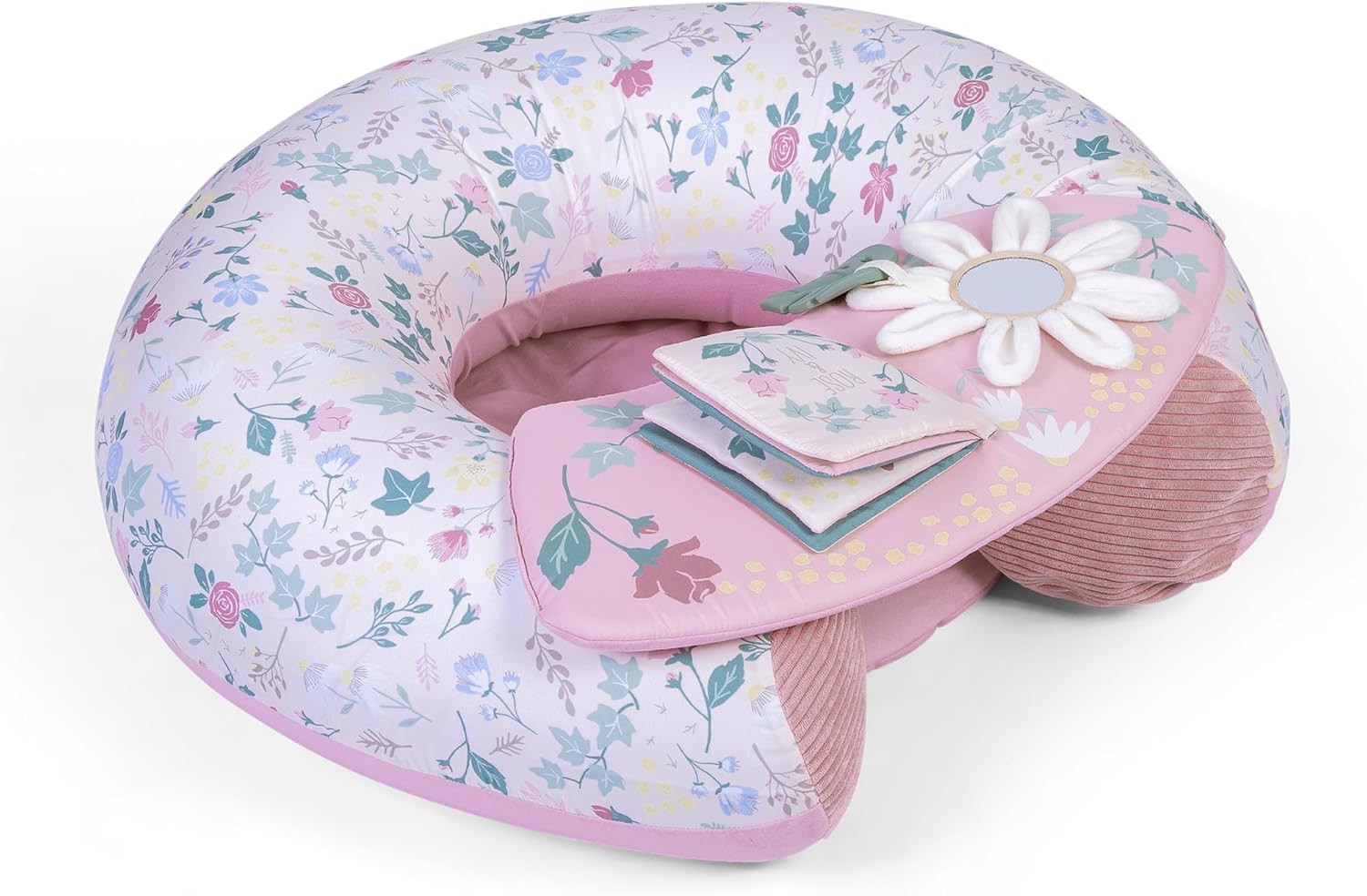 Red Kite Sit Me Up inflatable baby ring seat pink floral with accessories