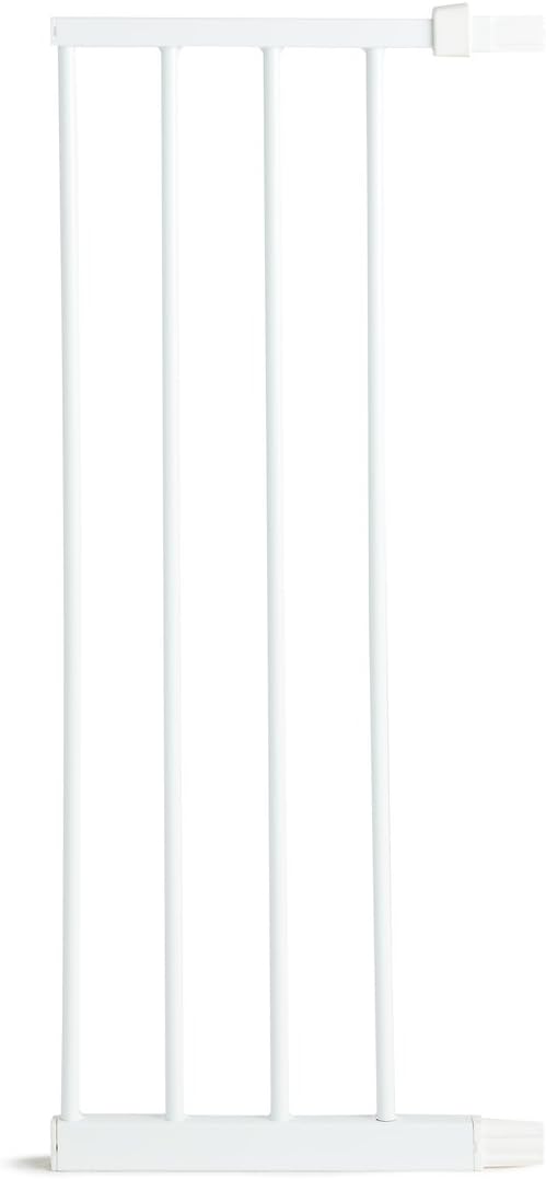 Munchkin Lindam 28cm white pressure fit universal stair gate extension