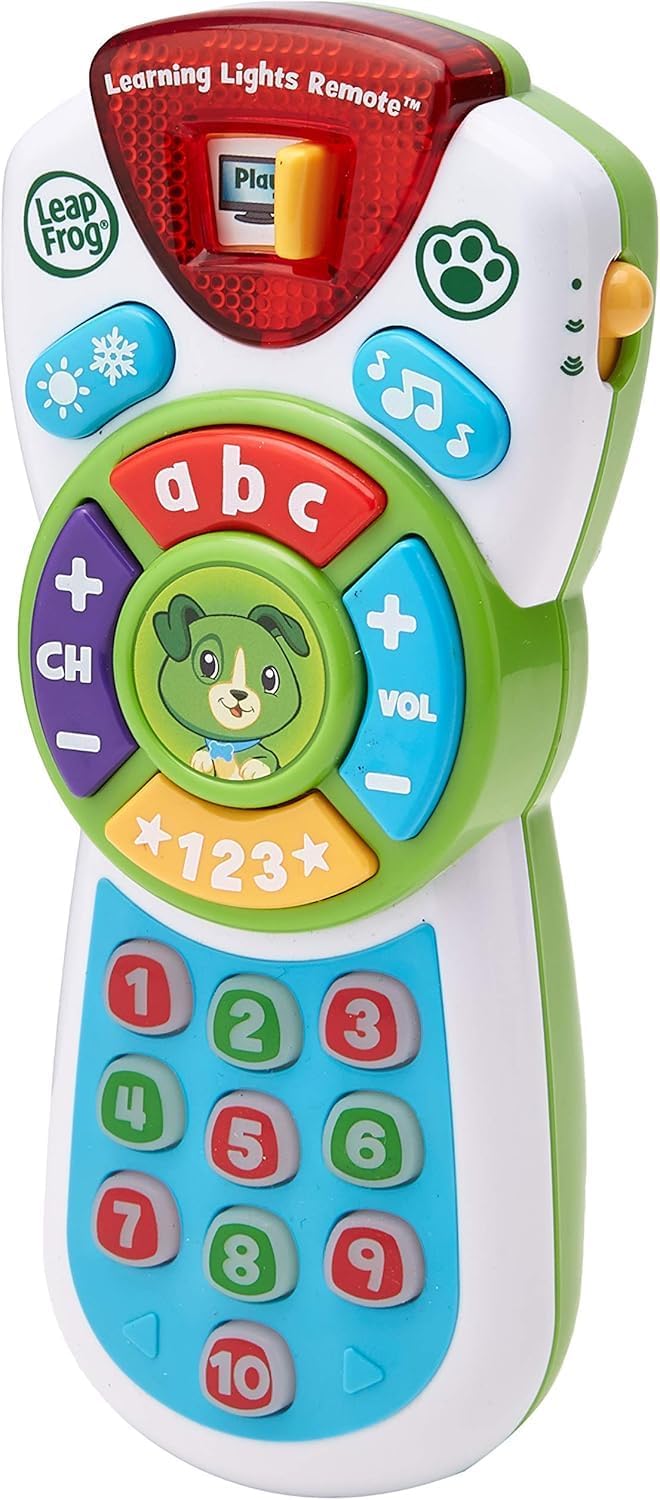 Leap Frog Learning Lights Remote with red, green and blue buttons for infants