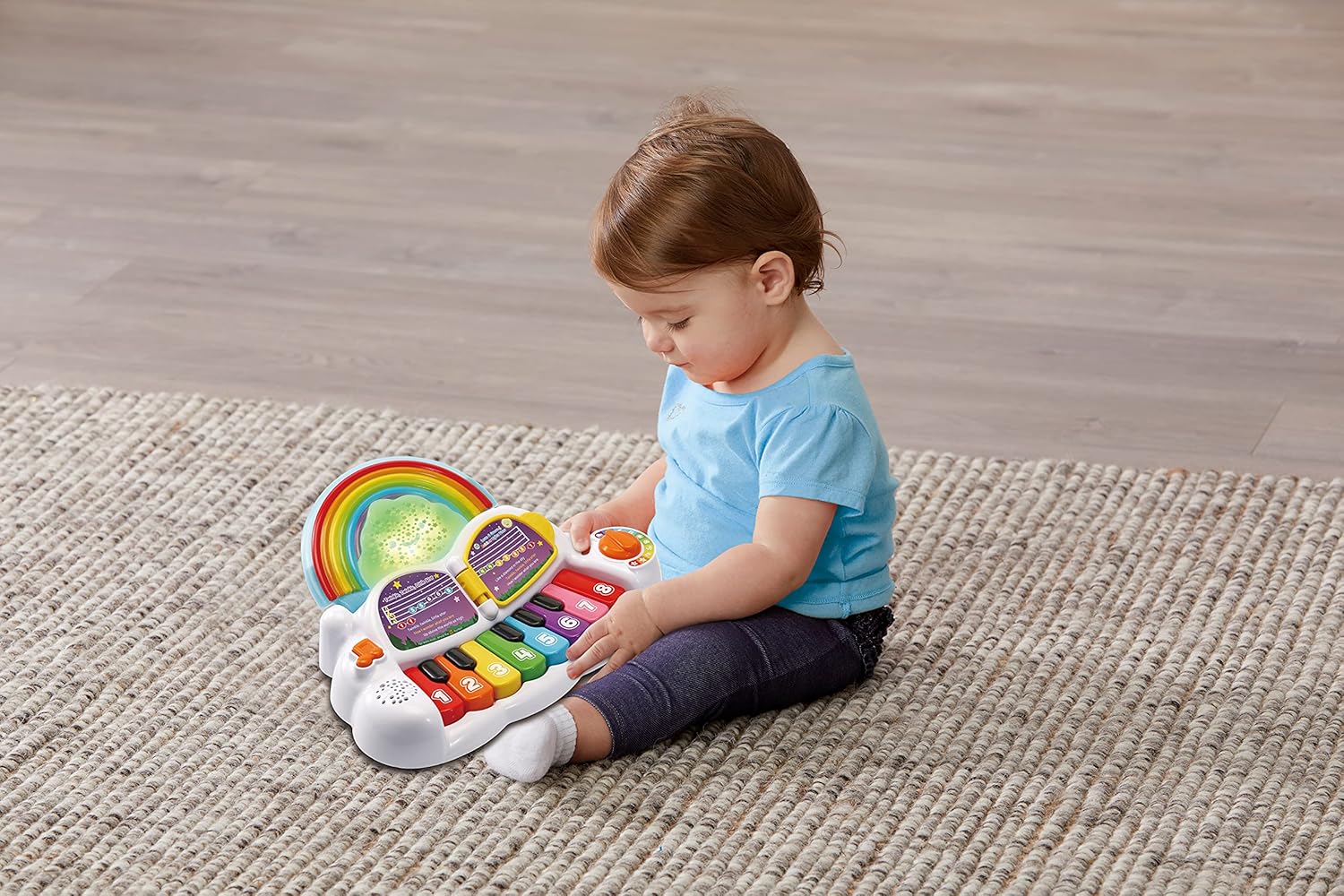 LeapFrog Learn & Groove Rainbow Lights Piano with colourful keys and lights
