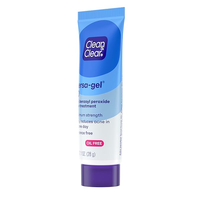 Clean & Clear Persa-Gel 10 acne spot treatment cream, 1 fl oz tube