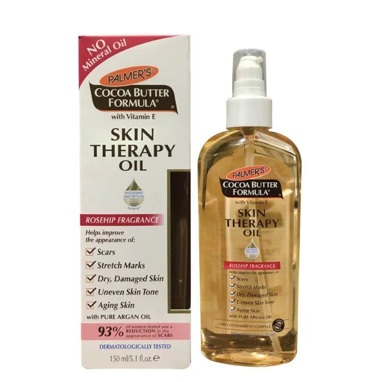 Palmer's Cocoa Butter Formula Skin Therapy Oil Rosehip Fragrance 150ml bottle and box