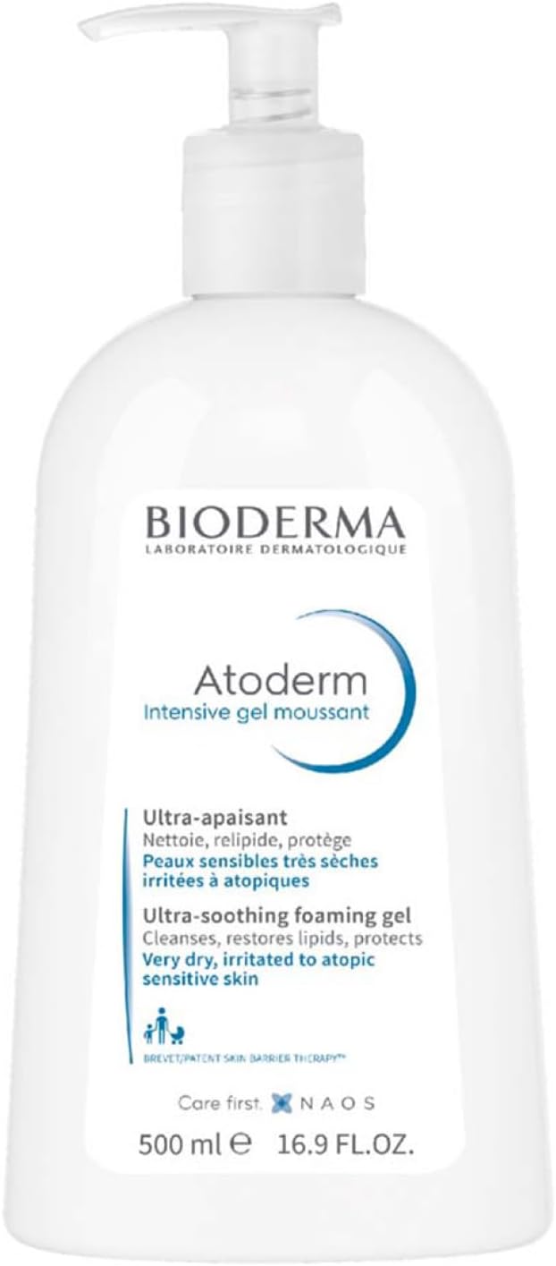 Bioderma Atoderm Intensive Foaming Gel 500ml for very dry sensitive skin