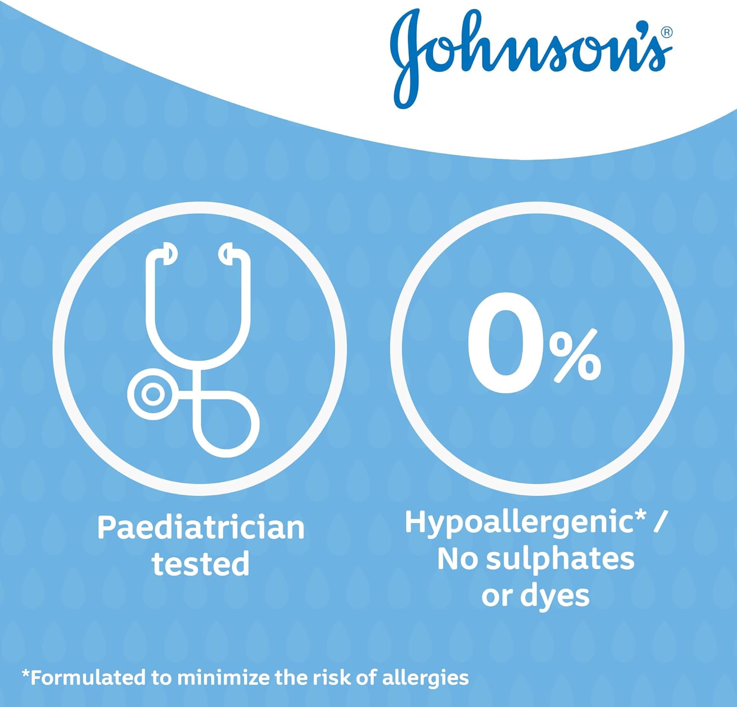 Johnson's Baby Top-to-Toe Wash 500mL bottle with blue packaging