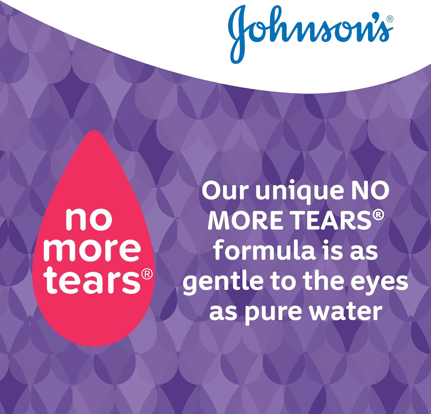 Johnson's Baby Bedtime Wash 500ml purple bottle packaging