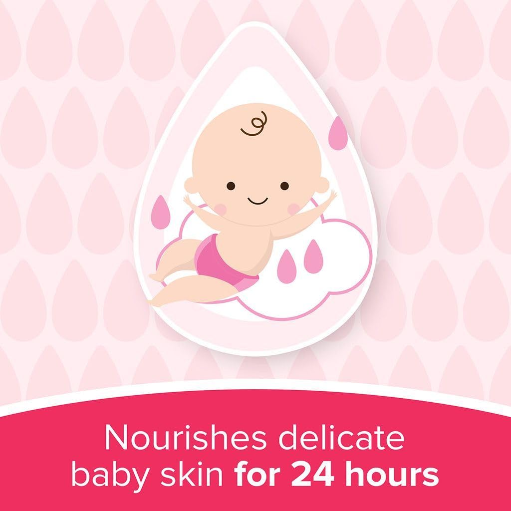 Johnson's Baby Lotion 300mL white bottle with pink teardrop branding