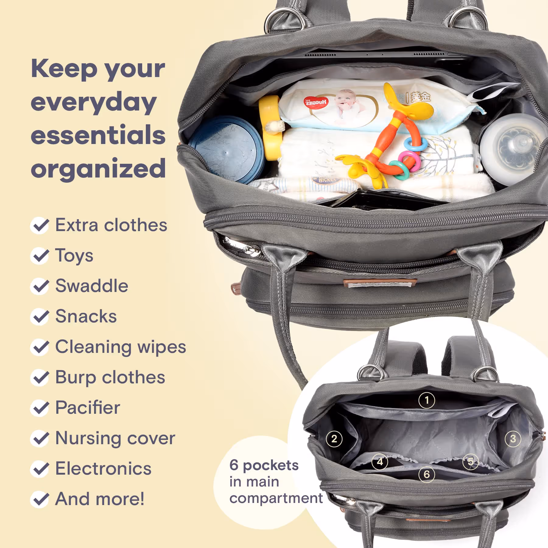 Ruvalino Diaper Bag — photo 5