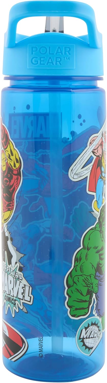 Avengers Classic blue Polar Gear 600ml water bottle with handle