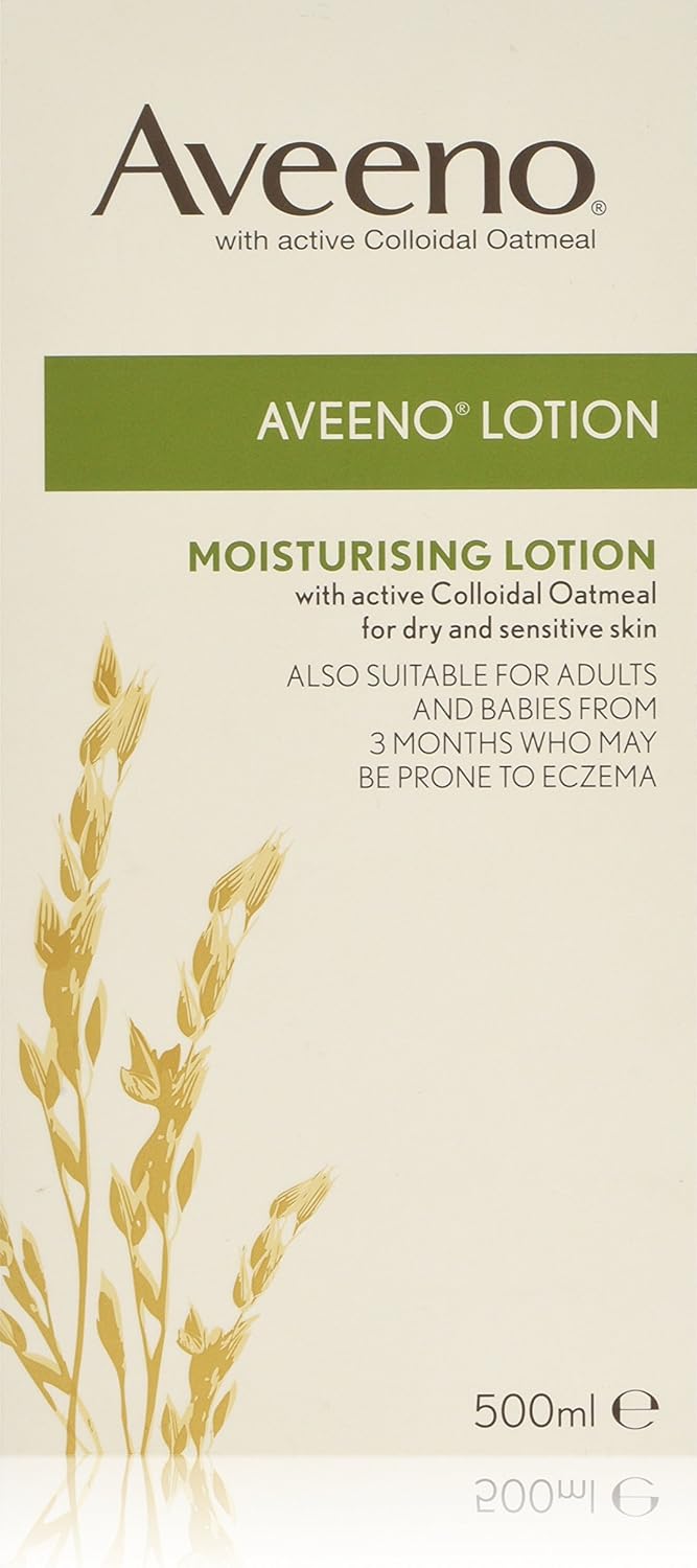 Aveeno Moisturising Lotion 500ml with Colloidal Oatmeal for dry skin