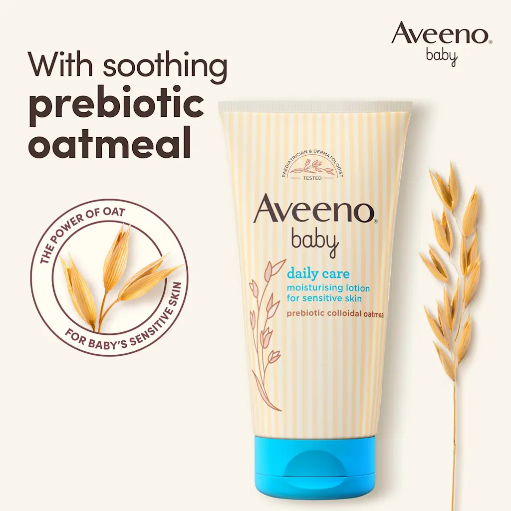 Aveeno baby daily care moisturising lotion for sensitive skin 150ml tube
