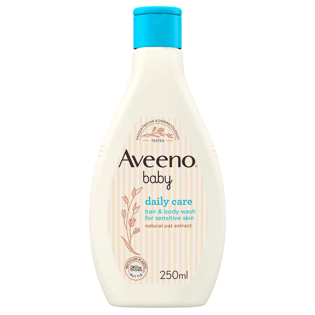 Aveeno baby daily care hair and body wash 250ml with blue cap